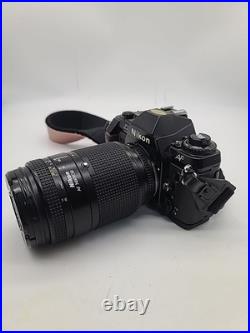 Vintage Nikon N2020 35mm SLR Camera With AF Nikkor 35-135mm Lens Works