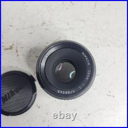 Vintage Nikon Nikkor 50mm F/1.2 Manual Focus Camera Lens Japan Made
