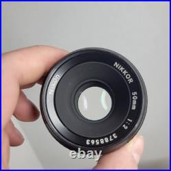 Vintage Nikon Nikkor 50mm F/1.2 Manual Focus Camera Lens Japan Made