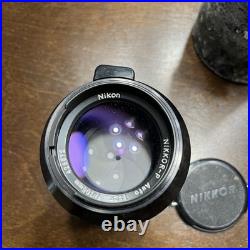 Vintage Nikon Nikkor-P Auto 105mm f/2.5 Lens For Camera With Case Made In Japan
