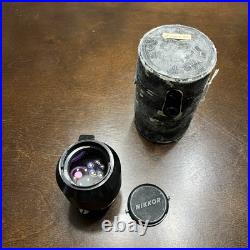 Vintage Nikon Nikkor-P Auto 105mm f/2.5 Lens For Camera With Case Made In Japan