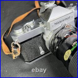 Vintage Nikon Nikkormat FT 4103751 35mm Film Camera W Case Lens Accessories