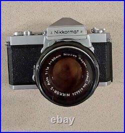 Vintage Nikon Nikkormat FT 50mm SLR Camera 3574626 114 Kogaku JAPAN Lens+Filter