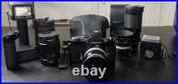 Vintage Nikon Nikkormat FT Camera 35mm With Multiple Lens & Accessories