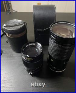 Vintage Nikon Nikkormat FT Camera 35mm With Multiple Lens & Accessories