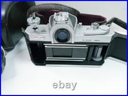 Vintage Nikon Nikkormat FT Film Camera with55mm F13.5 Lens Tested & Working
