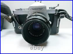Vintage Nikon Nikkormat FT Film Camera with55mm F13.5 Lens Tested & Working