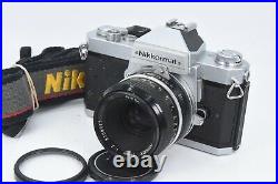 Vintage Nikon Nikkormat FT2 35mm Camera WithNikkor 50mm F2 Lens+Nikon Strap Tested