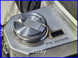 Vintage Nikon Nikkormat FT2 35mm SLR Film Camera with205mm Auto Zoom Lens TESTED