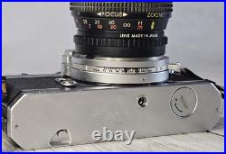Vintage Nikon Nikkormat FT2 35mm SLR Film Camera with205mm Auto Zoom Lens TESTED