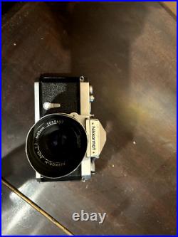 Vintage Nikon Nikomat 35mm SLR Camera with 50mm f/1.4 Lens & Leather Case Clean Vintage Nikon Nikomat 35mm SLR Camera with 50mm f/1.4 Lens & Leather Case Clean