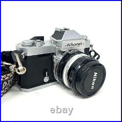 Vintage Nikon Nikomat Camara with Lens