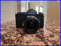 Vintage Nikon Nikomat Film Camera with Asanuma Auto Wide 28mm Lens- Manual SLR