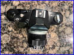 Vintage Nikon Nikomat Film Camera with Asanuma Auto Wide 28mm Lens- Manual SLR