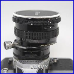 Vintage Nikon PC-NIKKOR 28mm 14 Lens + Nikon FM 3061639 Camera Body