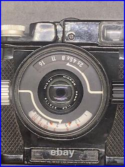 Vintage Nikonos Underwater Camera First Model With Nikon Nikkor Lens 35mm 12.5