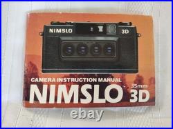Vintage Nimslo 3D Quada Lens 35mm Film Photography Camera Vintage Nimslo 3D Quada Lens 35mm Film Photography Camera