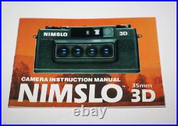 Vintage Nimslo 3D Quadra Lens 35mm Film Camera with Original Box READ