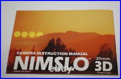 Vintage Nimslo 3D Quadra Lens 35mm Film Camera with Original Box READ