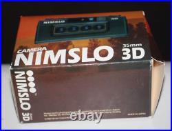 Vintage Nimslo 3D Quadra Lens 35mm Film Camera with Original Box READ