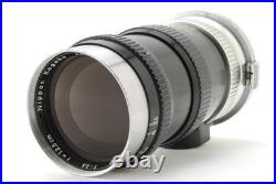 Vintage Nippon Kogaku Nikkor-Q 135mm f/3.5 Telephoto Lens for S Mount from Japan