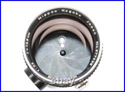 Vintage Nippon Kogaku Nikkor-Q 135mm f/3.5 Telephoto Lens for S Mount from Japan