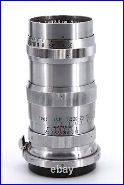 Vintage Nippon Kogaku Nikkor Q. C. F 13.5cm 13.5 No. 262068 Camera Lens