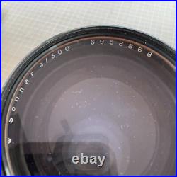 Vintage Olympia Carl Zeiss Sonnar Camera Lens 4/300mm for EXA/EXAKTA with Case