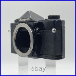 Vintage Olympus Black OM-1 SLR 35mm Film Camera 50mm 1.8 F. Zuiko Auto-S Lens