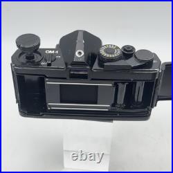 Vintage Olympus Black OM-1 SLR 35mm Film Camera 50mm 1.8 F. Zuiko Auto-S Lens