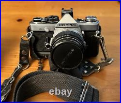 Vintage Olympus Camera With Lenses Working Condition