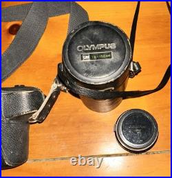 Vintage Olympus Camera With Lenses Working Condition