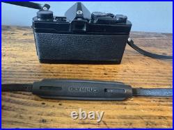 Vintage Olympus OM-1 35mm Film Camera, Carrying Strap, Case, Zuiko 50mm Lens