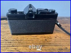 Vintage Olympus OM-1 35mm Film Camera, Carrying Strap, Case, Zuiko 50mm Lens