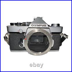 Vintage Olympus OM-1 35mm Film Camera With G. Zuiko 50mm f/1.4 Lens UNTESTED