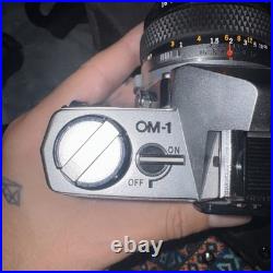 Vintage Olympus OM-1 35mm Film Camera with 50mm f/1.8 Lens, Extras, Bundle Vintage Olympus OM-1 35mm Film Camera with 50mm f/1.8 Lens, Extras, Bundle