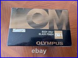 Vintage Olympus OM-1 35mm Single-lens SLR Film Camera Body Only Black Finished