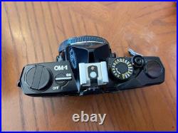 Vintage Olympus OM-1 35mm Single-lens SLR Film Camera Body Only Black Finished