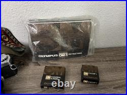 Vintage Olympus OM-1 Camera With 80-205mm & 28mm Lens
