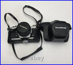 Vintage Olympus OM-1 film camera with 50mm lens