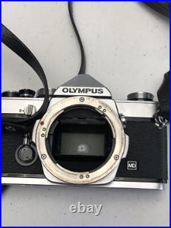 Vintage Olympus OM-1 film camera with 50mm lens