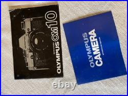 Vintage Olympus OM-10 35mm Film Camera with 50mm Lens