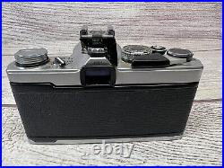 Vintage Olympus OM-1n 35mm Film Camera with Vivitar 28 mm, 75-150 mm, Metal Case