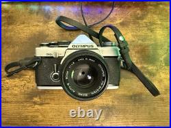 Vintage Olympus OM-2 SLR Film Camera Working with Zuiko 50mm F/1.8 Lens