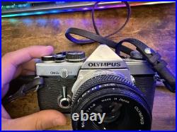 Vintage Olympus OM-2 SLR Film Camera Working with Zuiko 50mm F/1.8 Lens