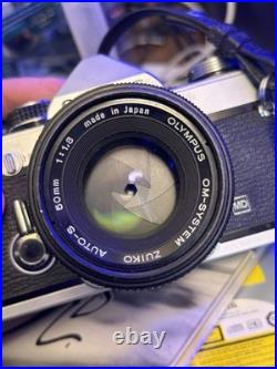 Vintage Olympus OM-2 SLR Film Camera Working with Zuiko 50mm F/1.8 Lens