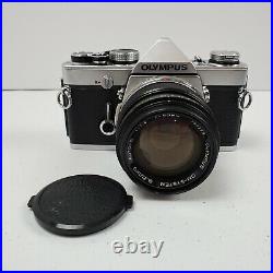 Vintage Olympus OM1-1N 35mm Film Camera with a 50mm Zuiko Olympus Lens F1.4