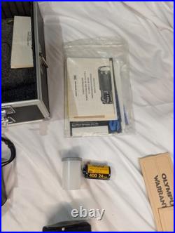 Vintage Olympus OM10 Black 50mm & 28mm Auto Focus Prime Lens Film Camera LOT