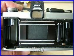 Vintage Olympus OM1n, 35mm, SLR, Film Camera. OM Auto S, 50mm, f1.8 Lens. Case