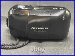 Vintage Olympus Stylus Infinity AF 35mm Camera Black f/3.5 Lens Point And Shoot